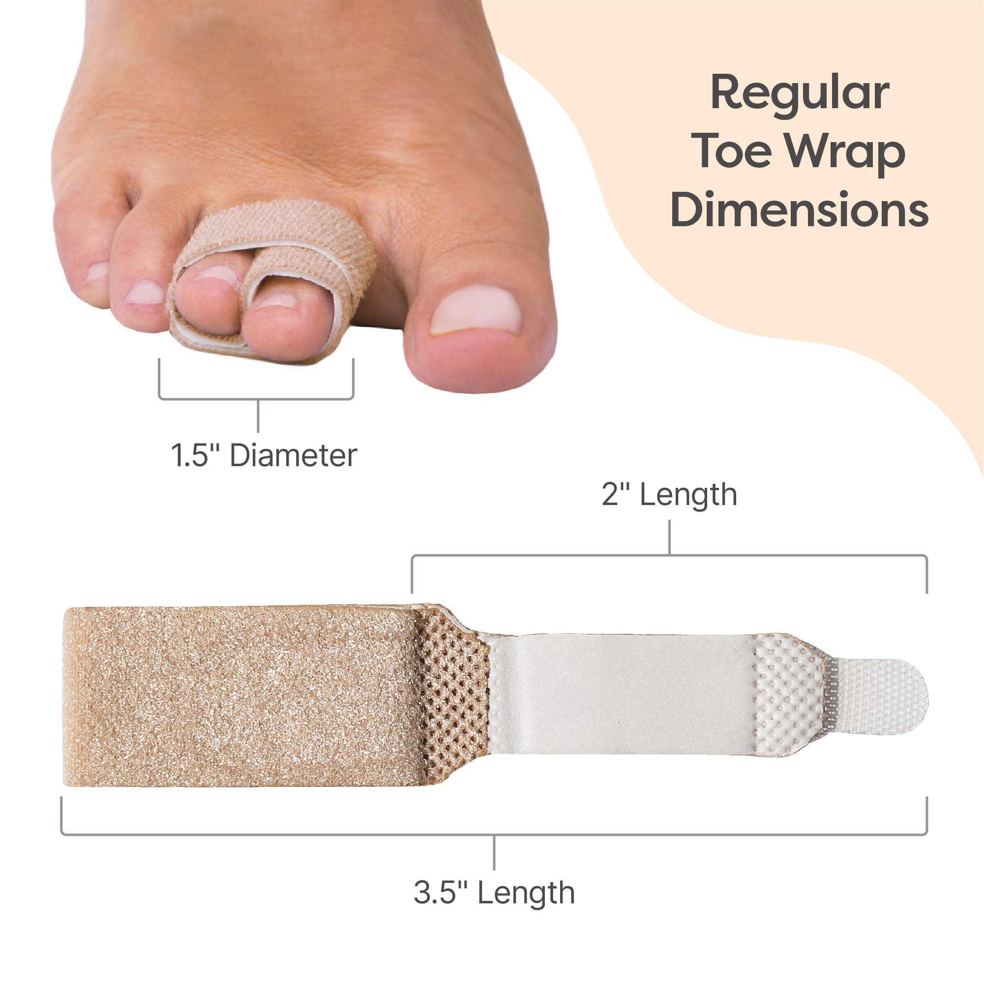 ZenToes brand logo visible on wrap signals trusted foot care.