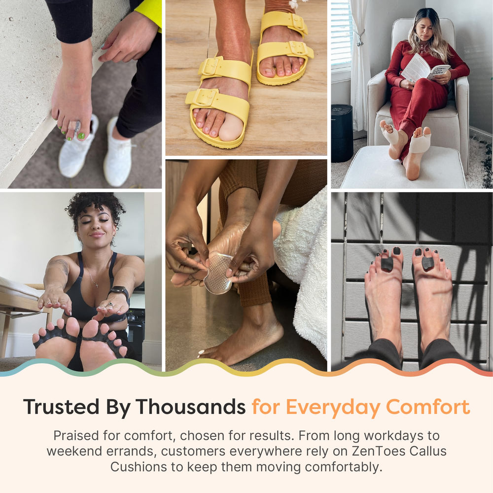 ZenToes brand, USA-based and woman-owned.