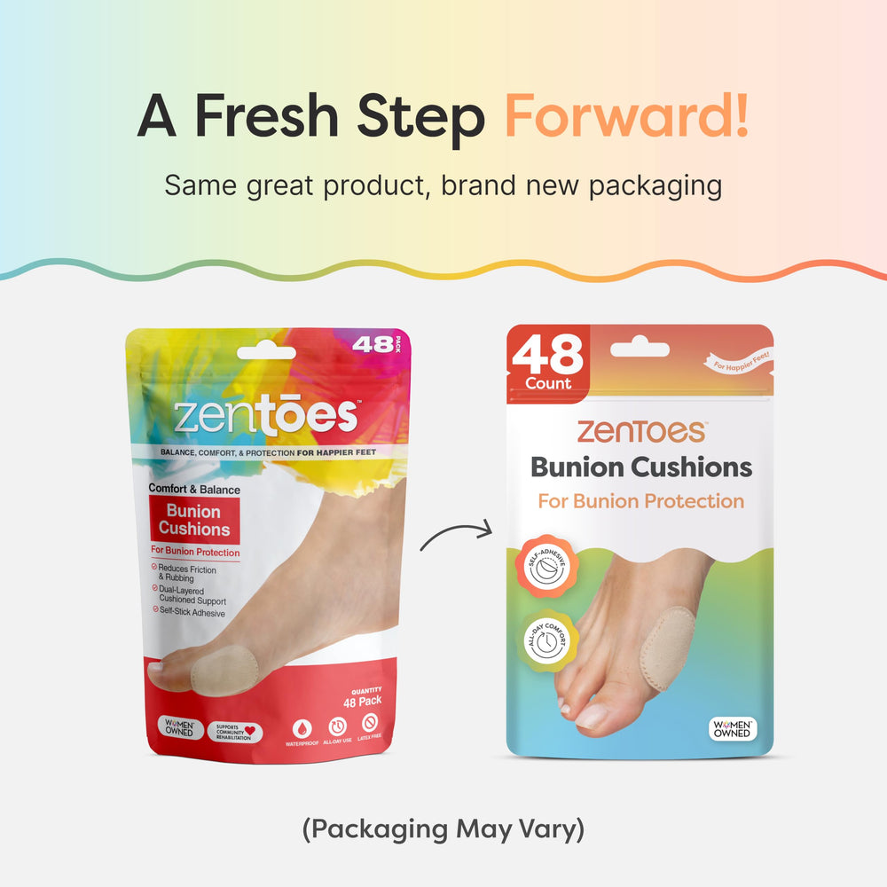 ZenToes bunion pads soft cushion close-up shows thick padding
