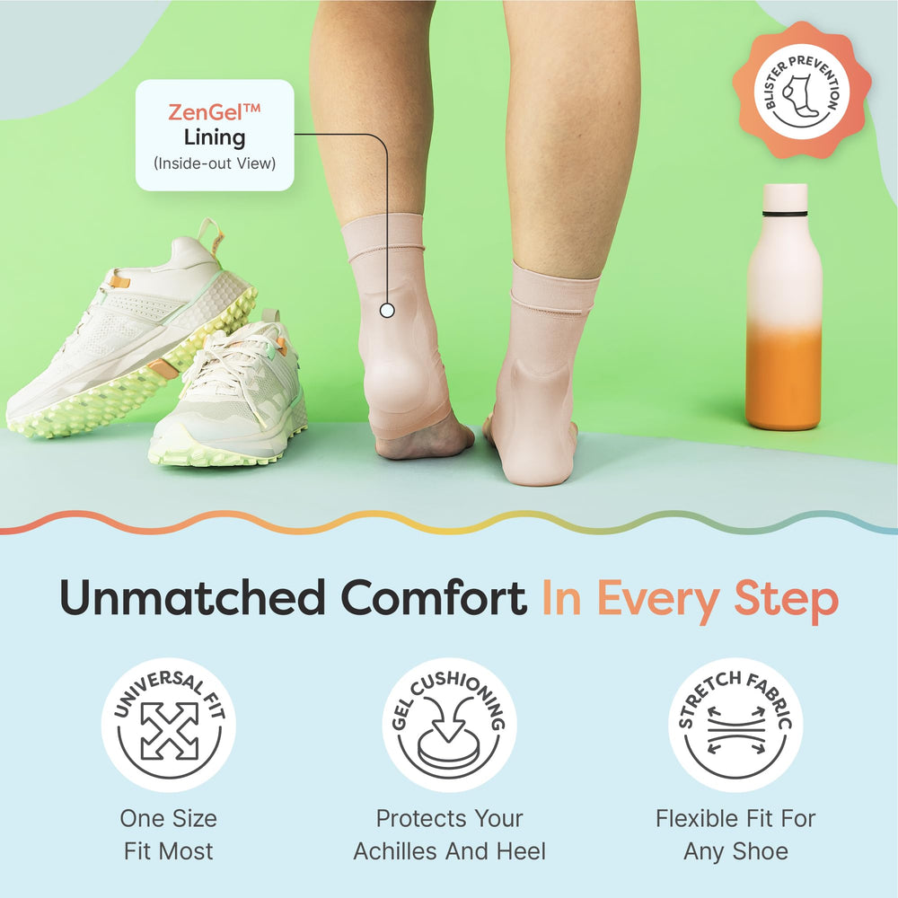 ZenToes compression sleeve one size fits most for versatile support.