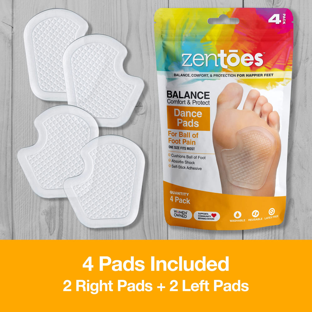 ZenToes: conjunto de cuatro almohadillas de gel duraderas