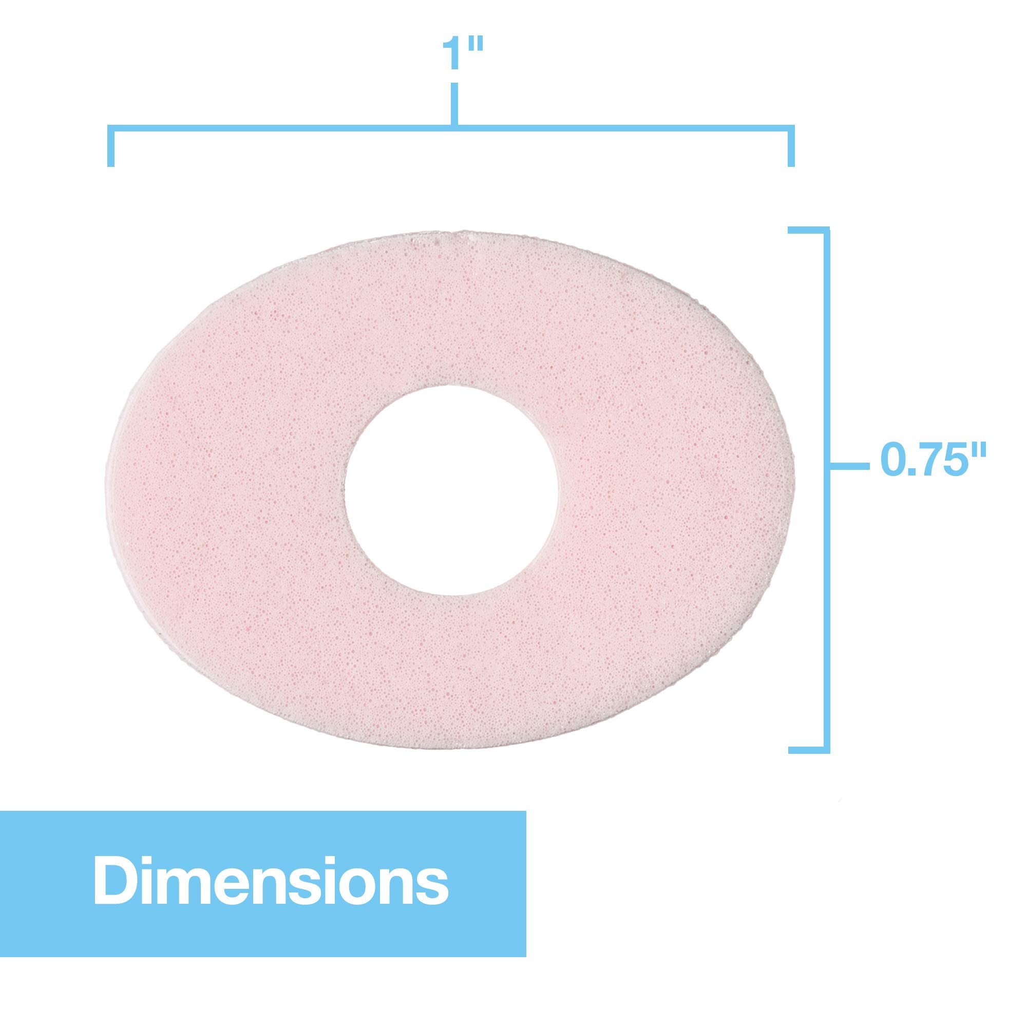ZenToes cushion in use during workouts reduces rubbing.