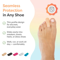 ZenToes small beige toe cap cushions an ingrown area for comfort