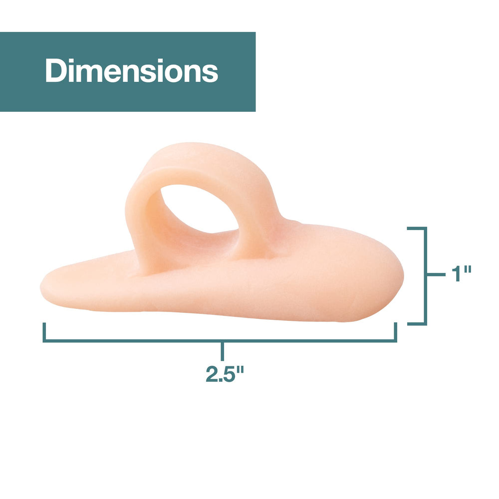 Durable ZenToes silicone material for hammer toe straighteners.