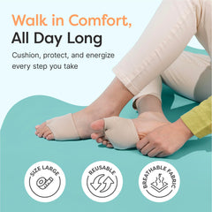 ZenToes metatarsal pads ball-of-foot cushion supports walking comfort.