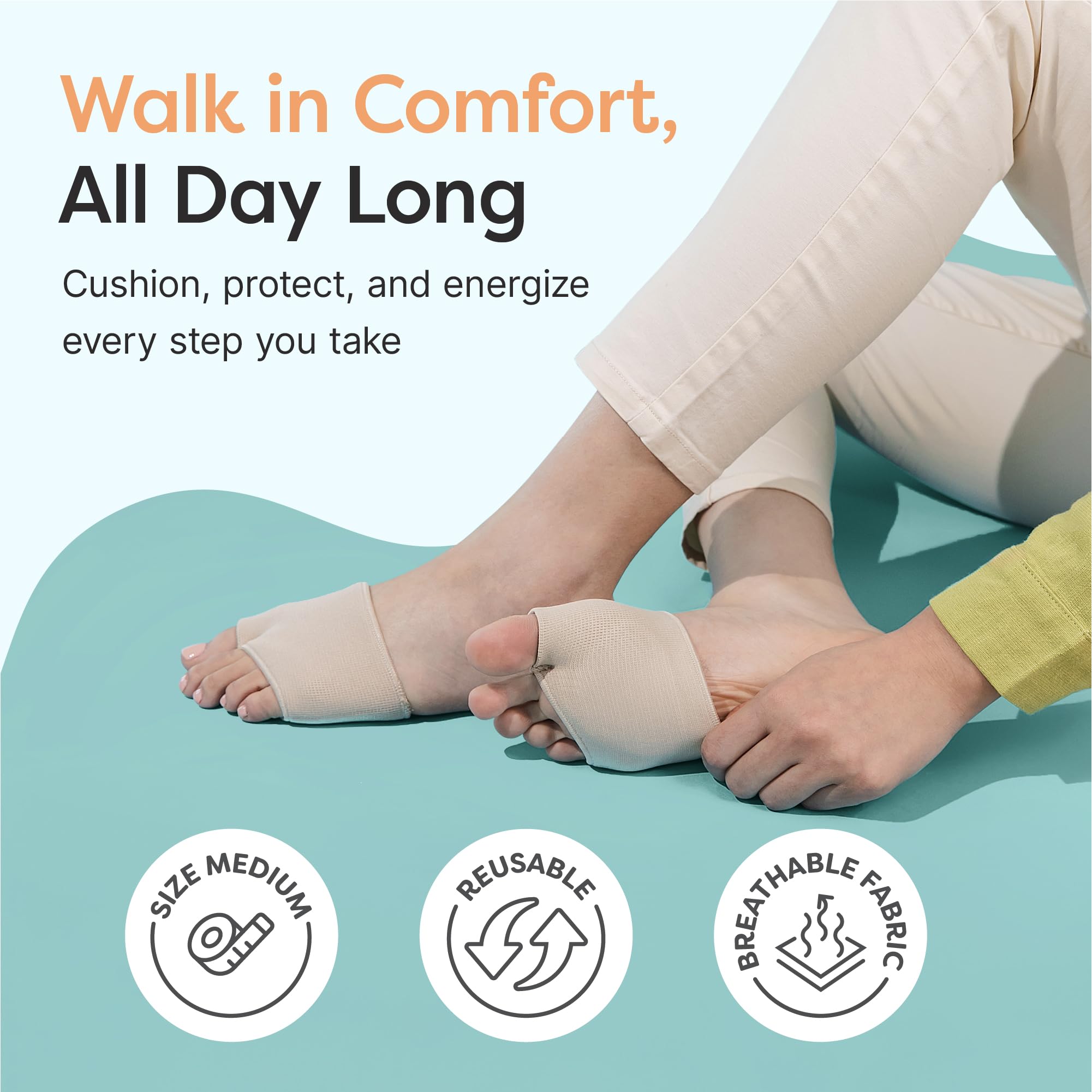 ZenToes metatarsal pads ball-of-foot support during running