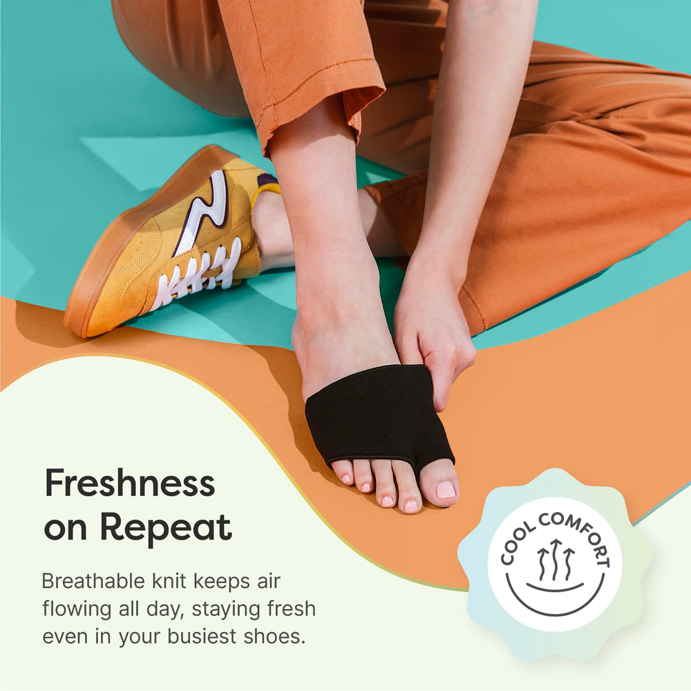 ZenToes packaging with two pairs for convenient rotation.