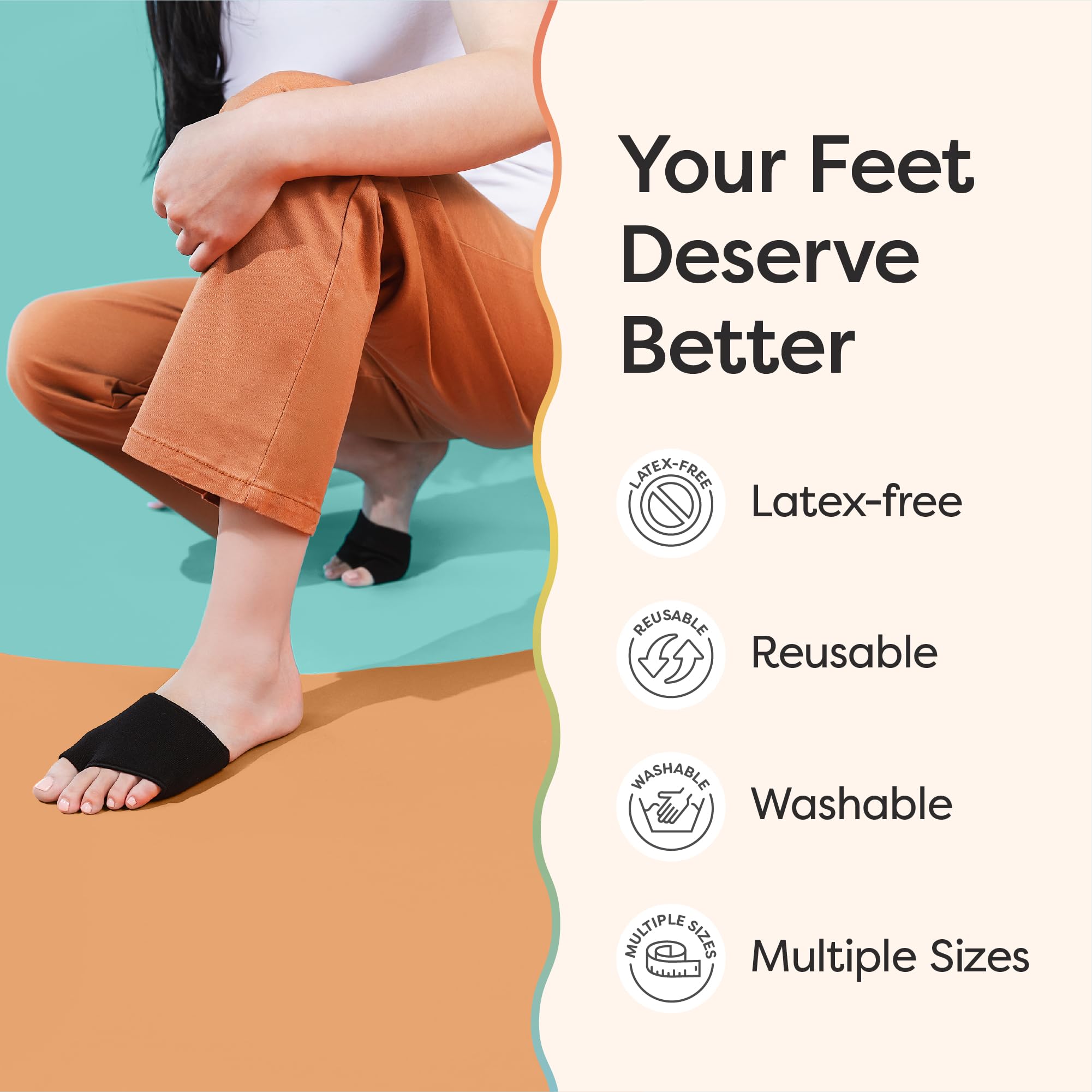 ZenToes pads are washable and reusable for long-term use.