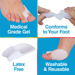 ZenToes premium medical-grade materials ensure durable, skin‑friendly protection.