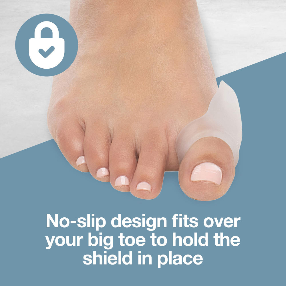 ZenToes protector bunión antideslizante para uso diario y caminatas.