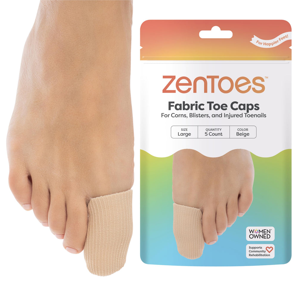 ZenToes protectores de dedo con forro de gel hidratan la piel y previenen ampollas.