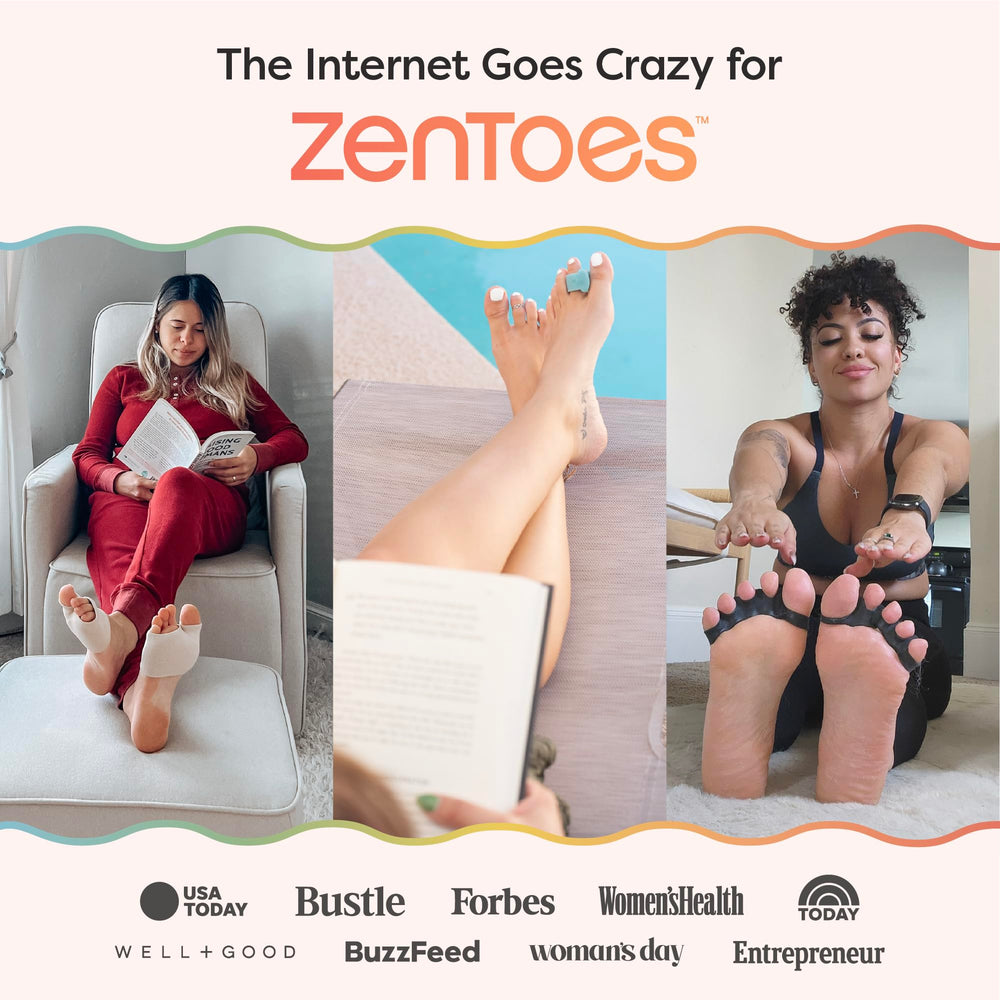 ZenToes washable sleeve for easy care and reuse.