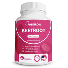 ZENVIVIAN Beetroot Capsules bottle-front showing easy daily energy support