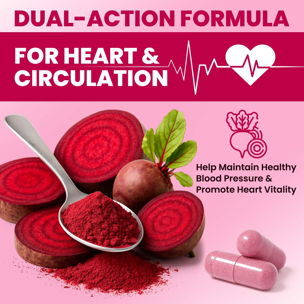 ZENVIVIAN Beetroot Capsules in-hand for portable daily use