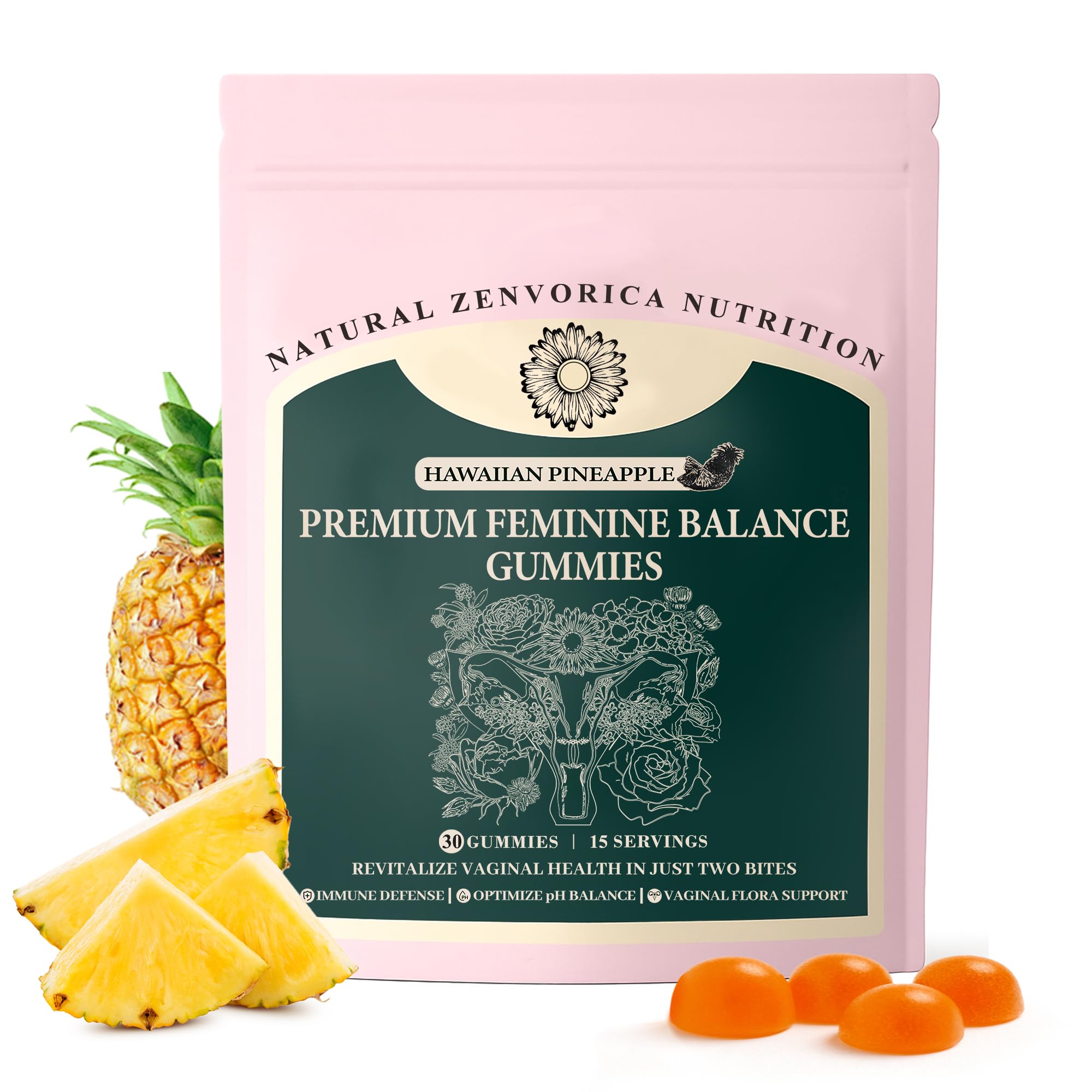 Zenvorica Balance Gominolas Piña: sabor tropical y textura suave para tu día.