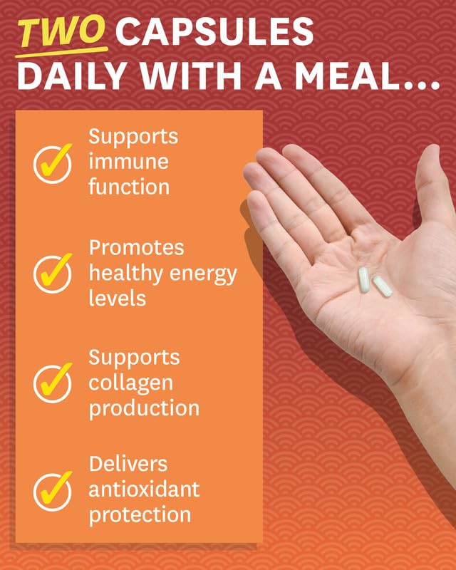 Zenwise Health 1500mg capsules close-up, easy-to-swallow daily immune and antioxidant support