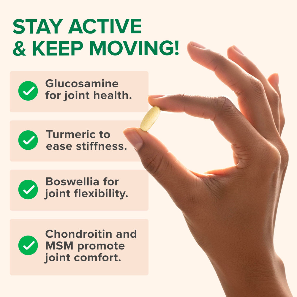 Zenwise Health capsules highlight glucosamine, chondroitin, and MSM combination