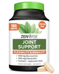 Zenwise Health Joint Support bottle front with daily capsules for mobility