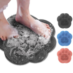 ZenyCblu shower foot scrubber mat close-up of bristles for thorough cleaning