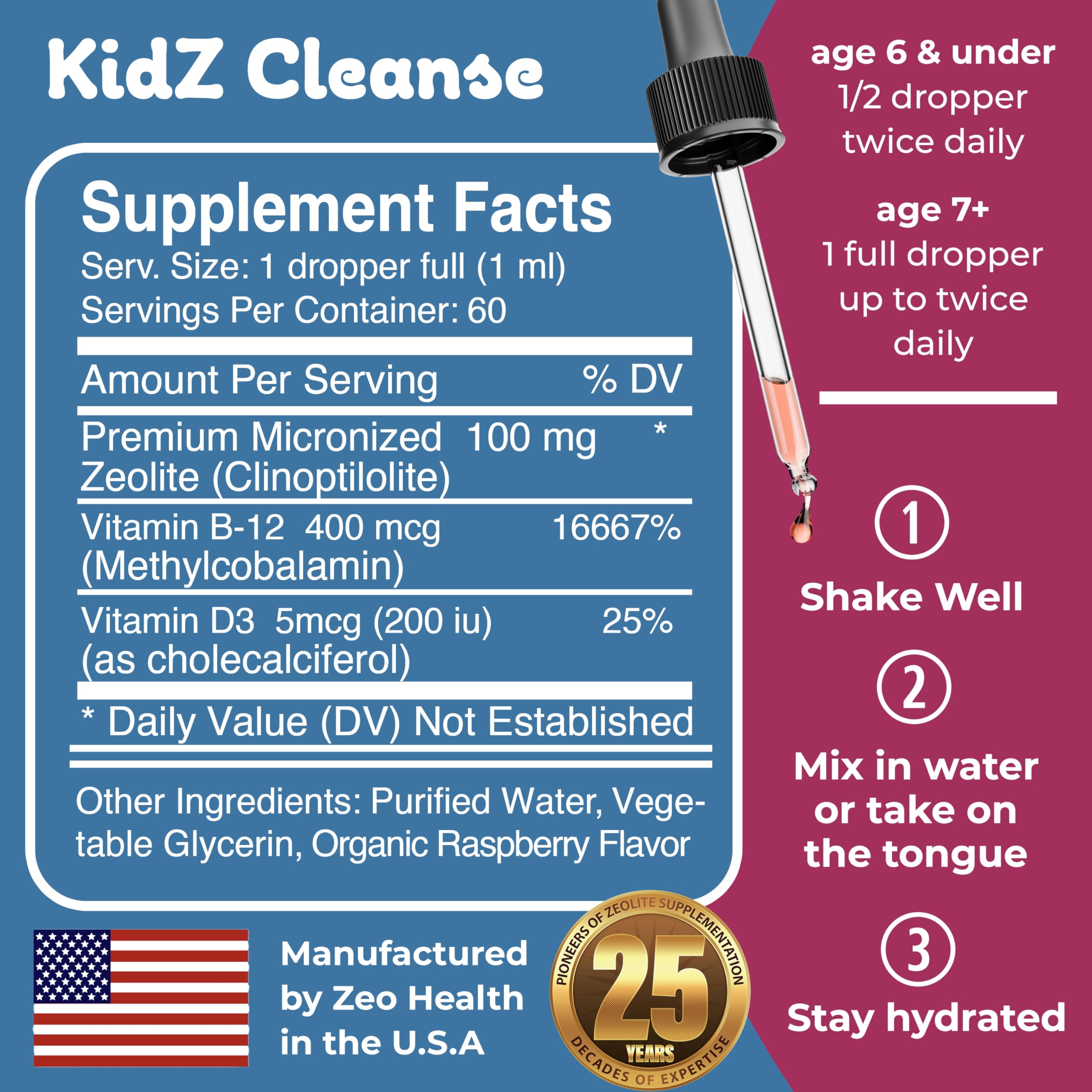 Made in the USA packaging signals trusted quality and manufacturing standards.