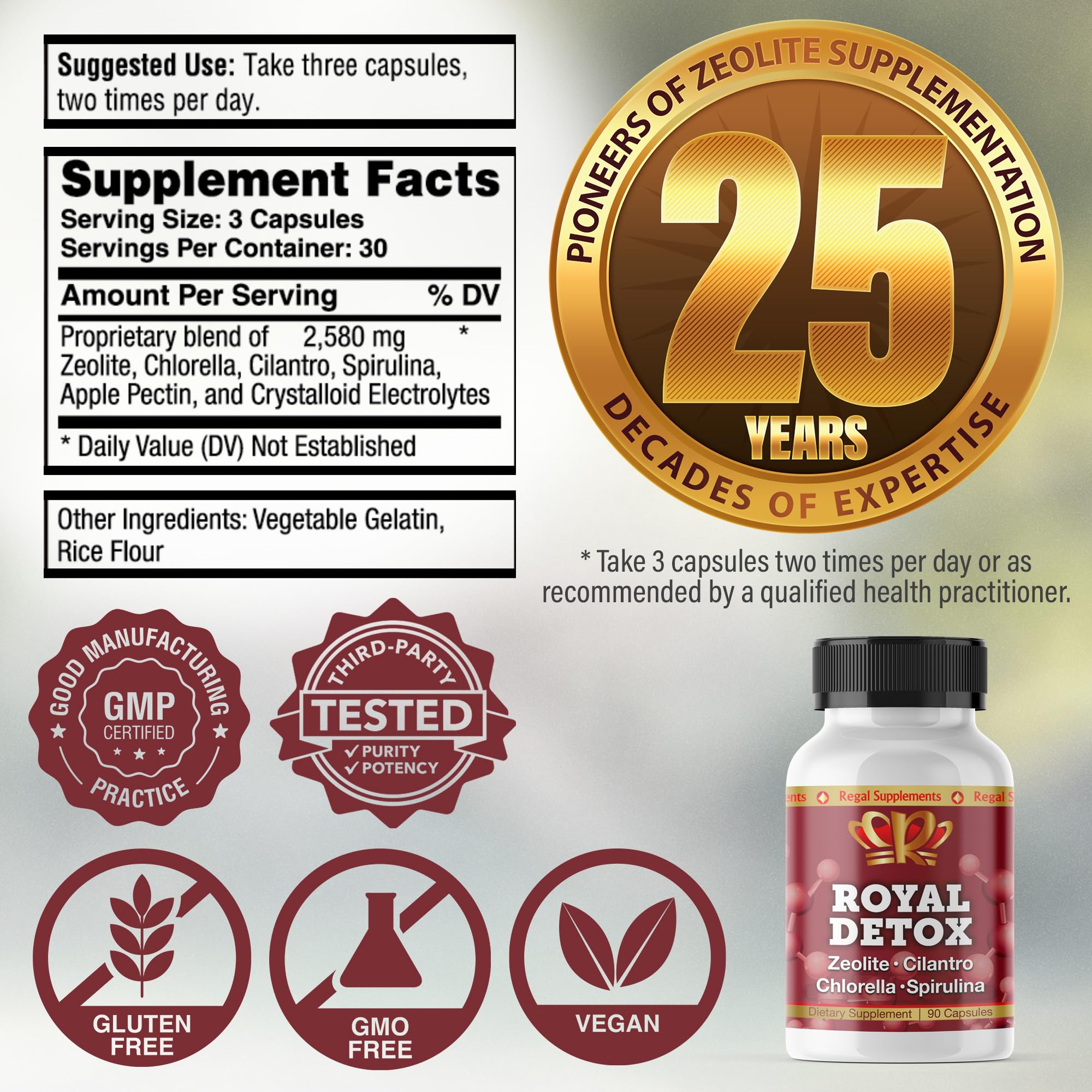 Packaging label close-up conveying trusted USA-made quality and clean ingredients.