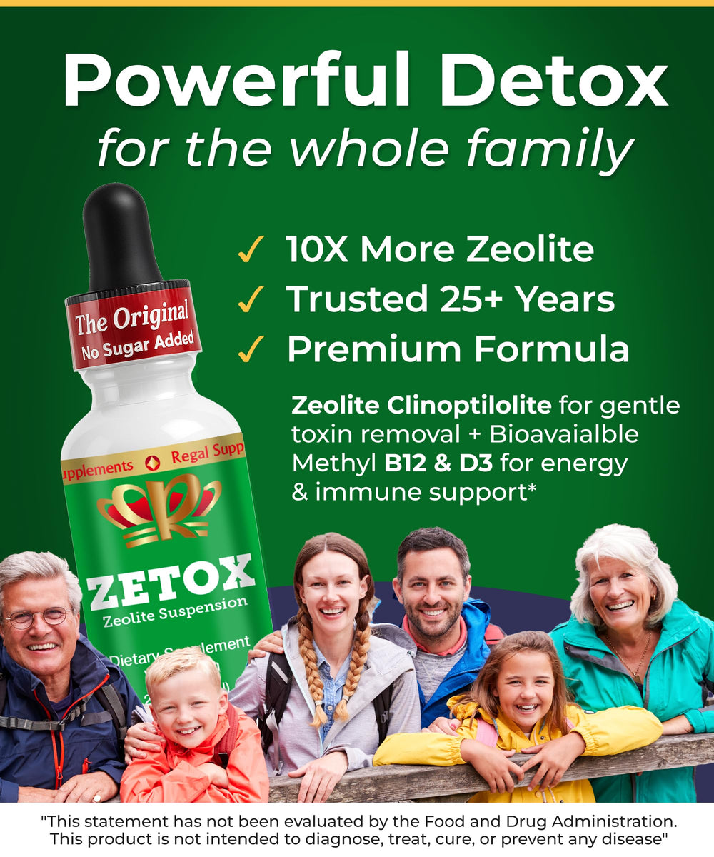 ZETOX dropper dispensing drops for convenient dosing and taste