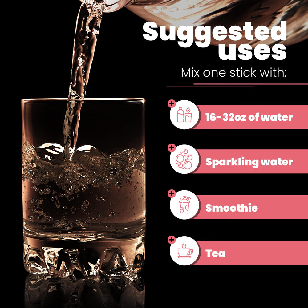 Zerospike No Sugar Electrolytes grapefruit powder dissolving for easy hydration.