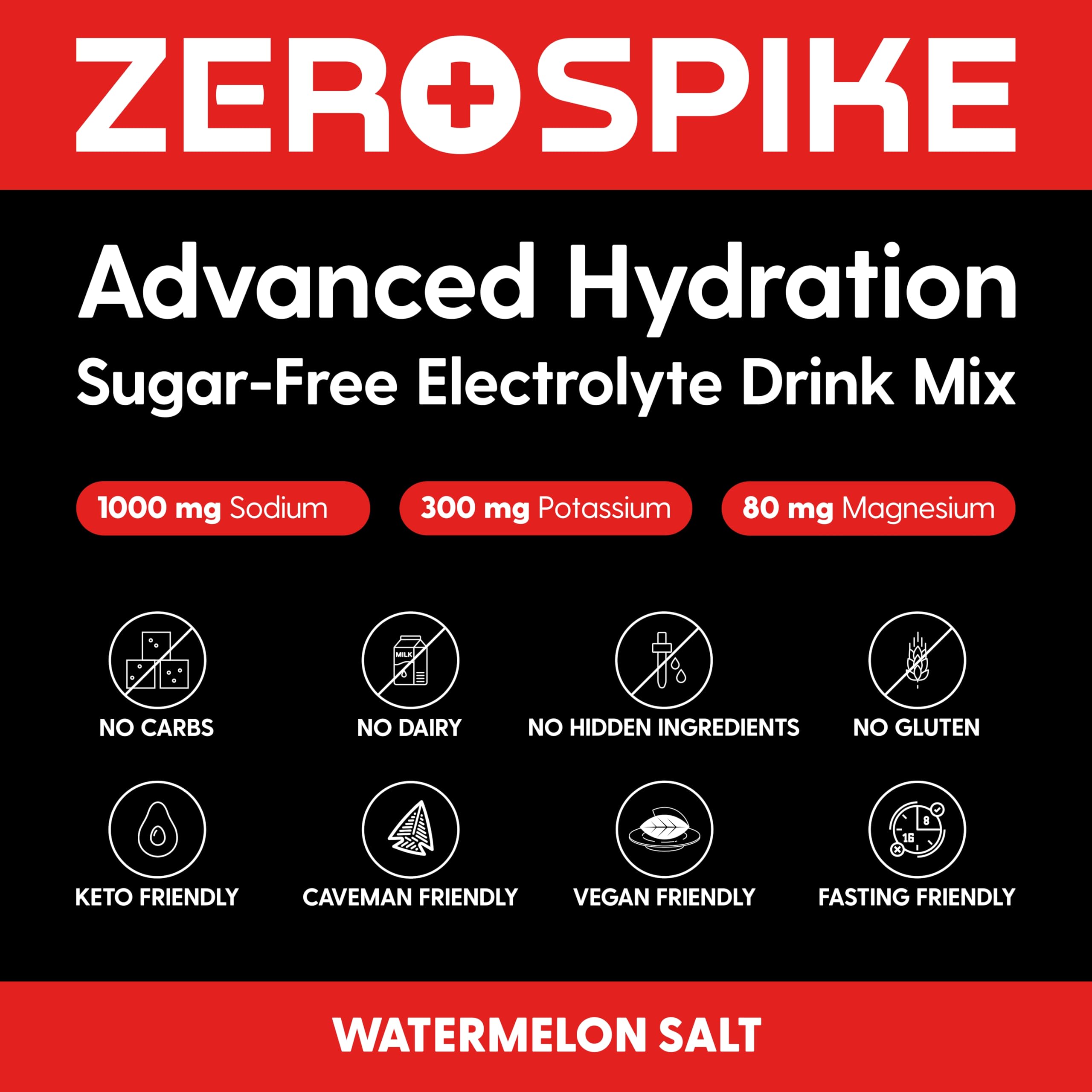 Zerospike Keto-friendly electrolyte stick ready to boost workouts and recovery.