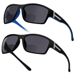 ZERPEET bifocal sunglasses built-in readers for outdoor reading