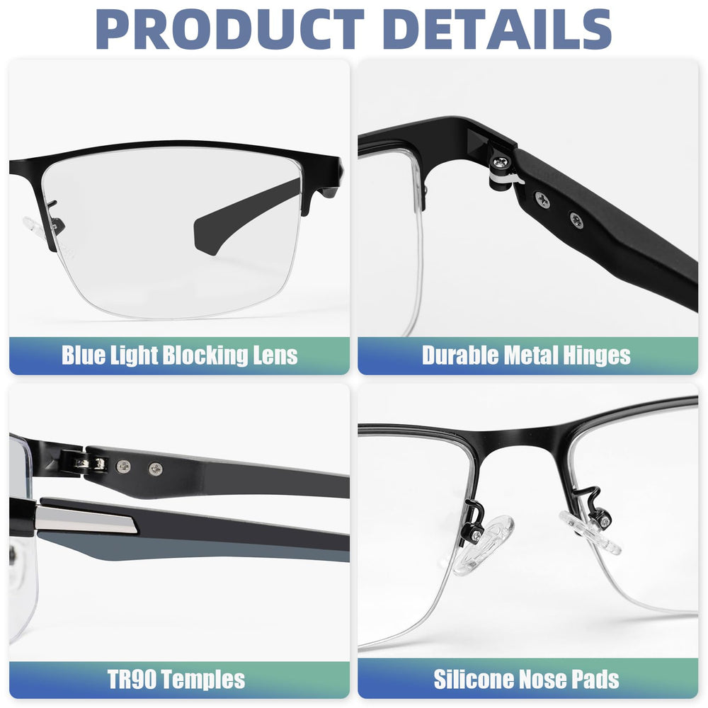 ZERPEET man wearing progressive glasses demonstrates practical daily versatility.