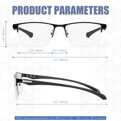 ZERPEET progressive reading glasses side profile highlighting lightweight design