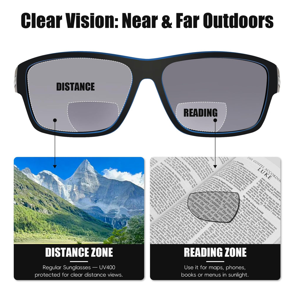 ZERPEET wrap-around design sunglasses shield eyes from sides and wind