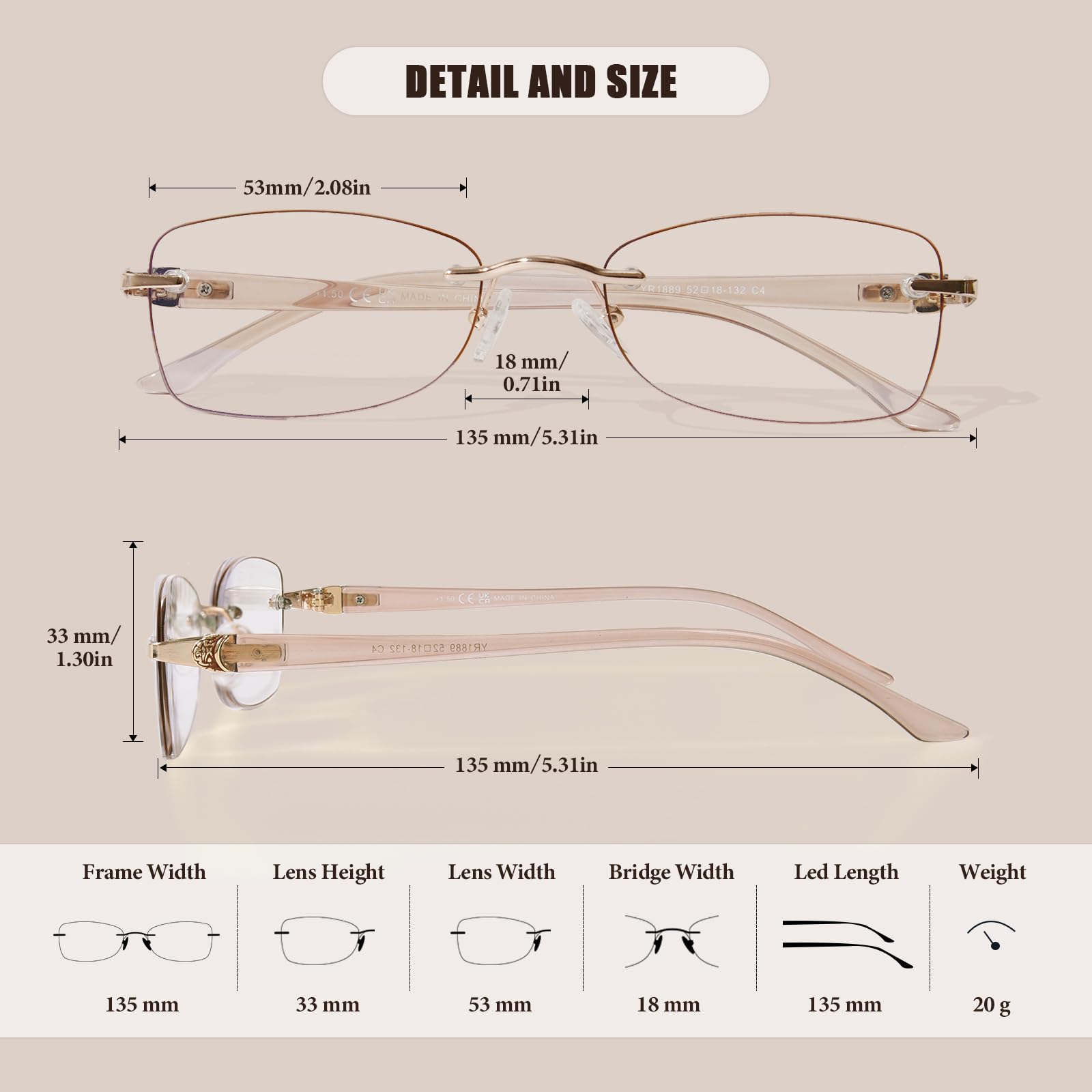 Lentes ZESAKER con filtro de luz azul y UV400 para tareas nocturnas.