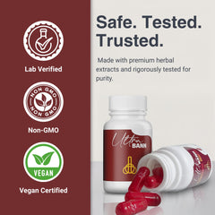 Ultra Bann capsules ready for convenient daily use on the go