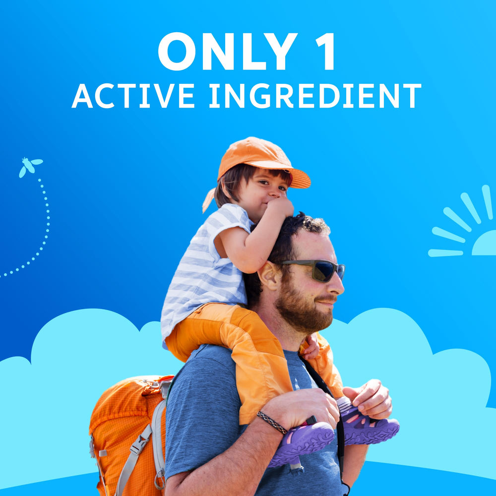 ZEVO On-Body pump spray clear bottle enables easy, skin-friendly coverage.