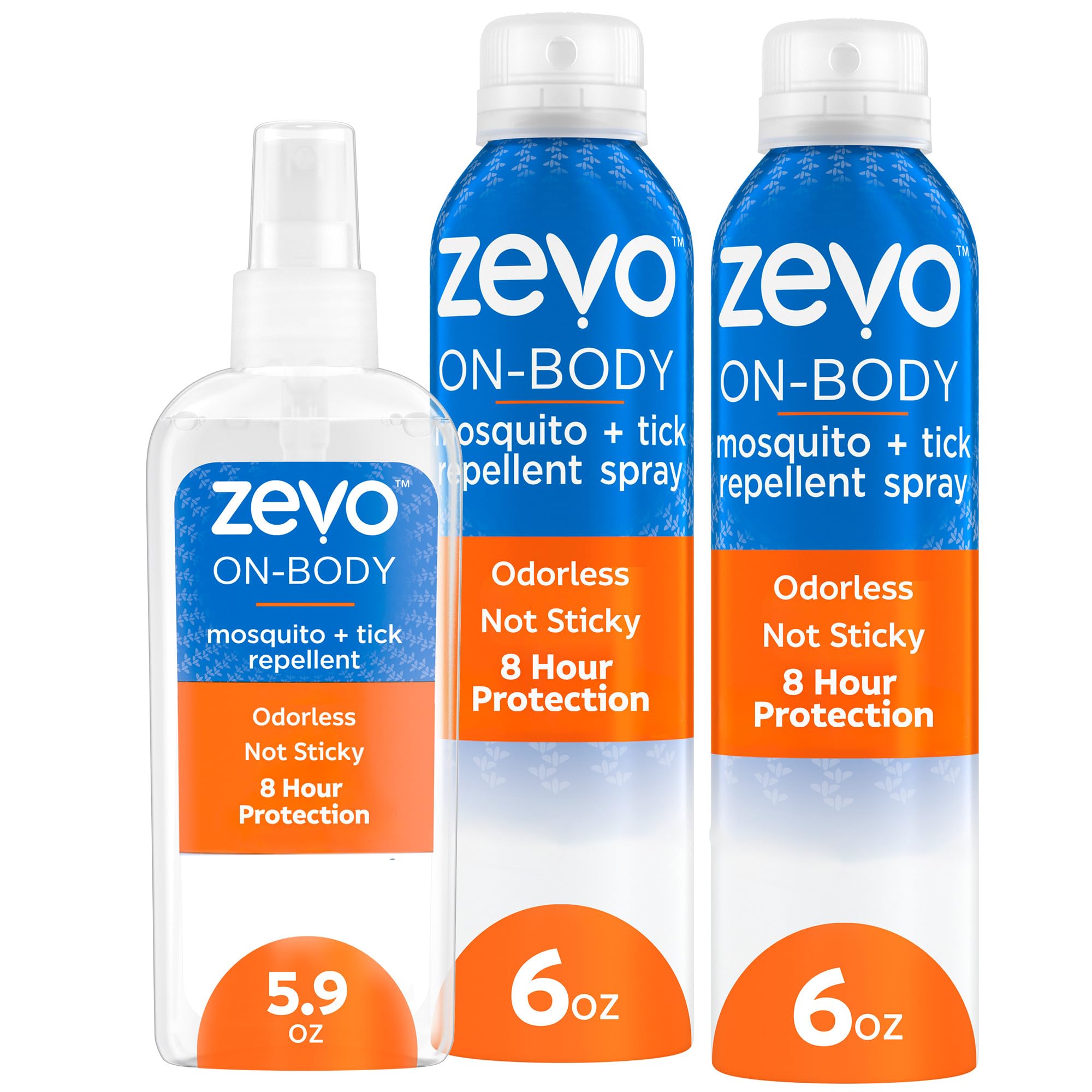 ZEVO On-Body tick and mosquito aerosol spray for fast, long-lasting protection outdoors.