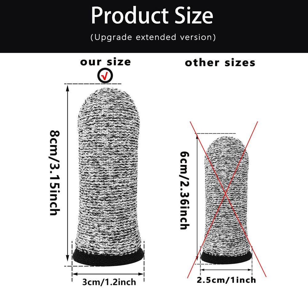 ZFYOUNG close-up shows HPPE material for durable finger protection.
