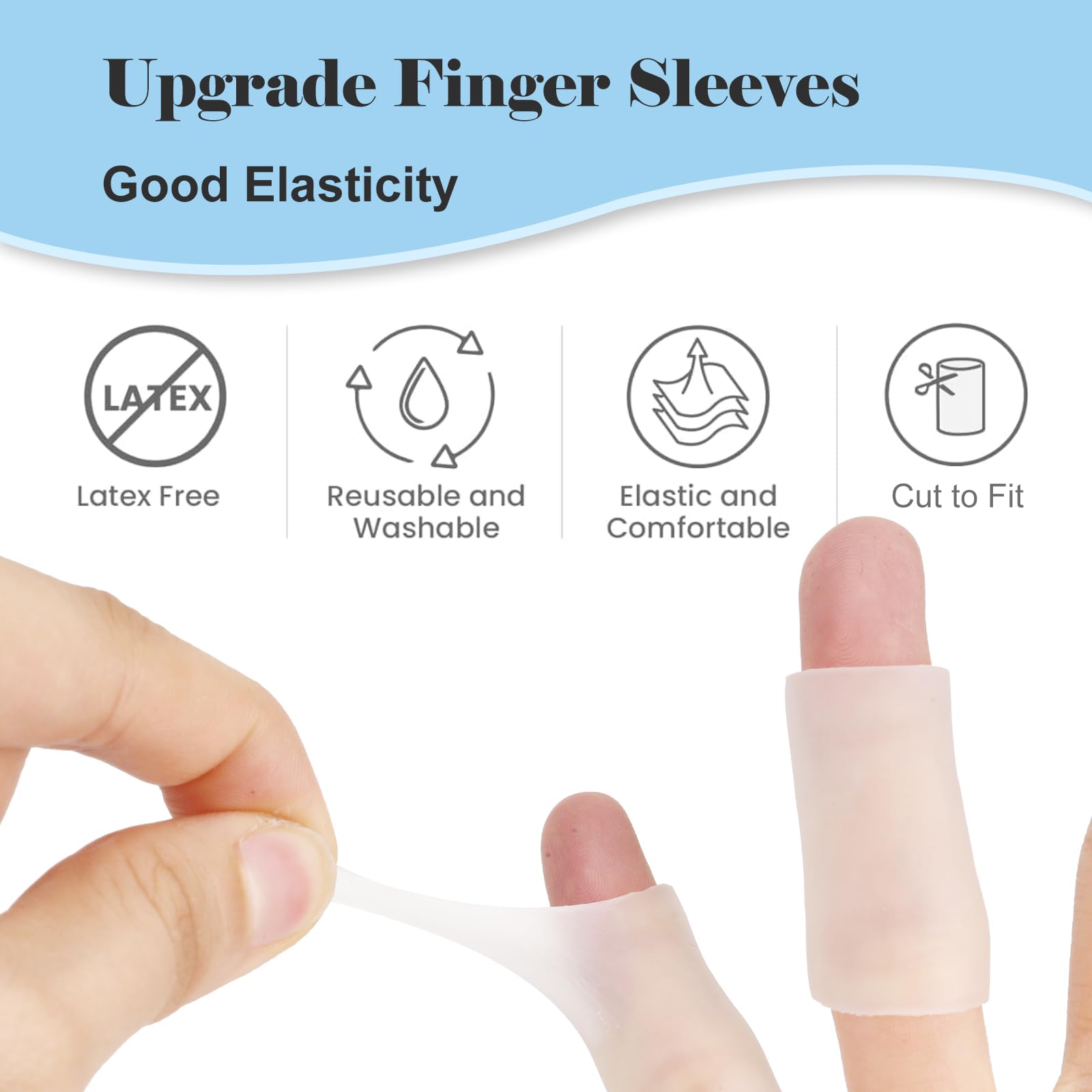ZFYOUNG versatile protectors shield fingertips from scratches and irritation.