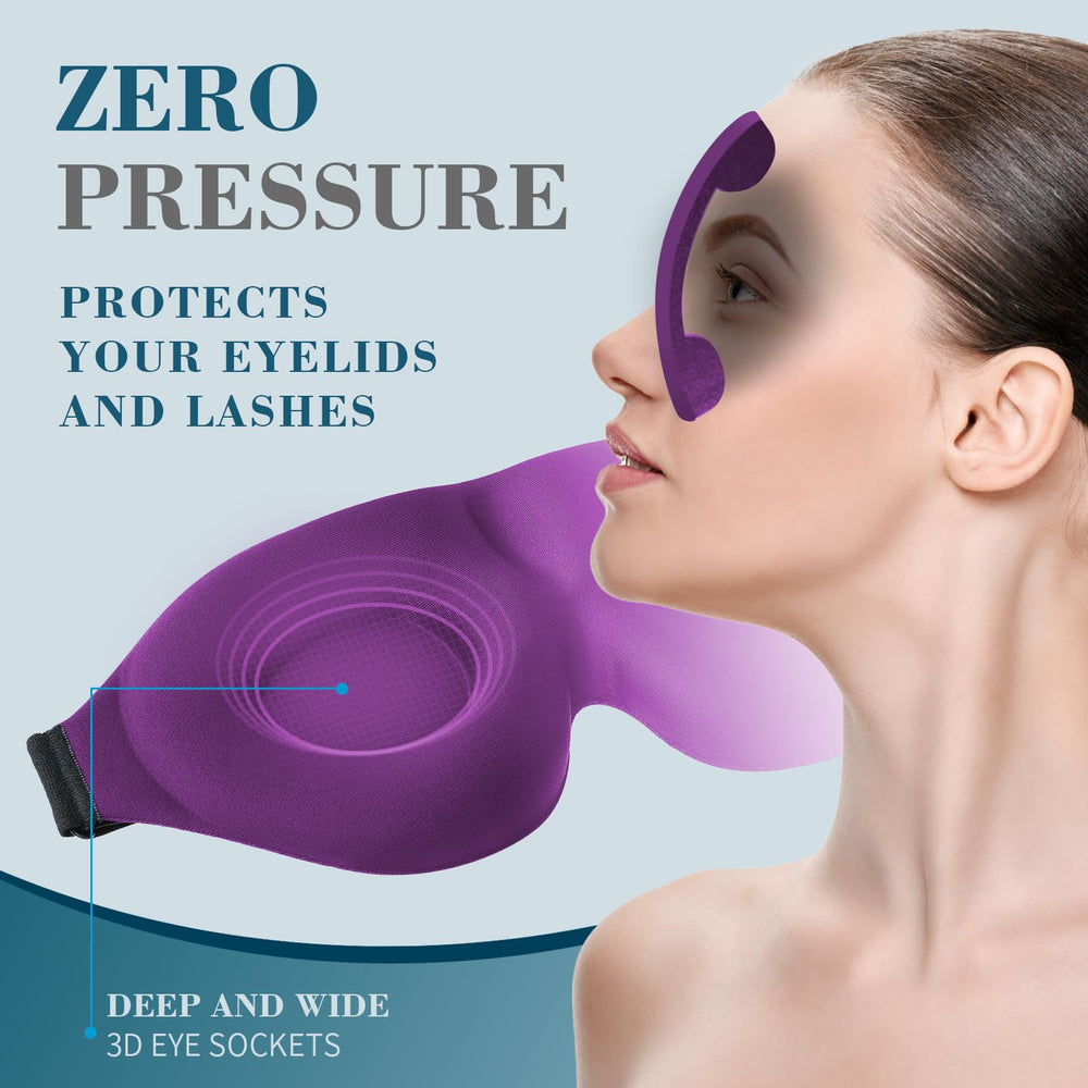 Skin-friendly memory foam and breathable lining keep skin comfortable.