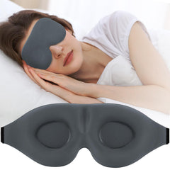 ZGGCD Sleep Mask with 3D contoured eye area for side sleeping comfort.