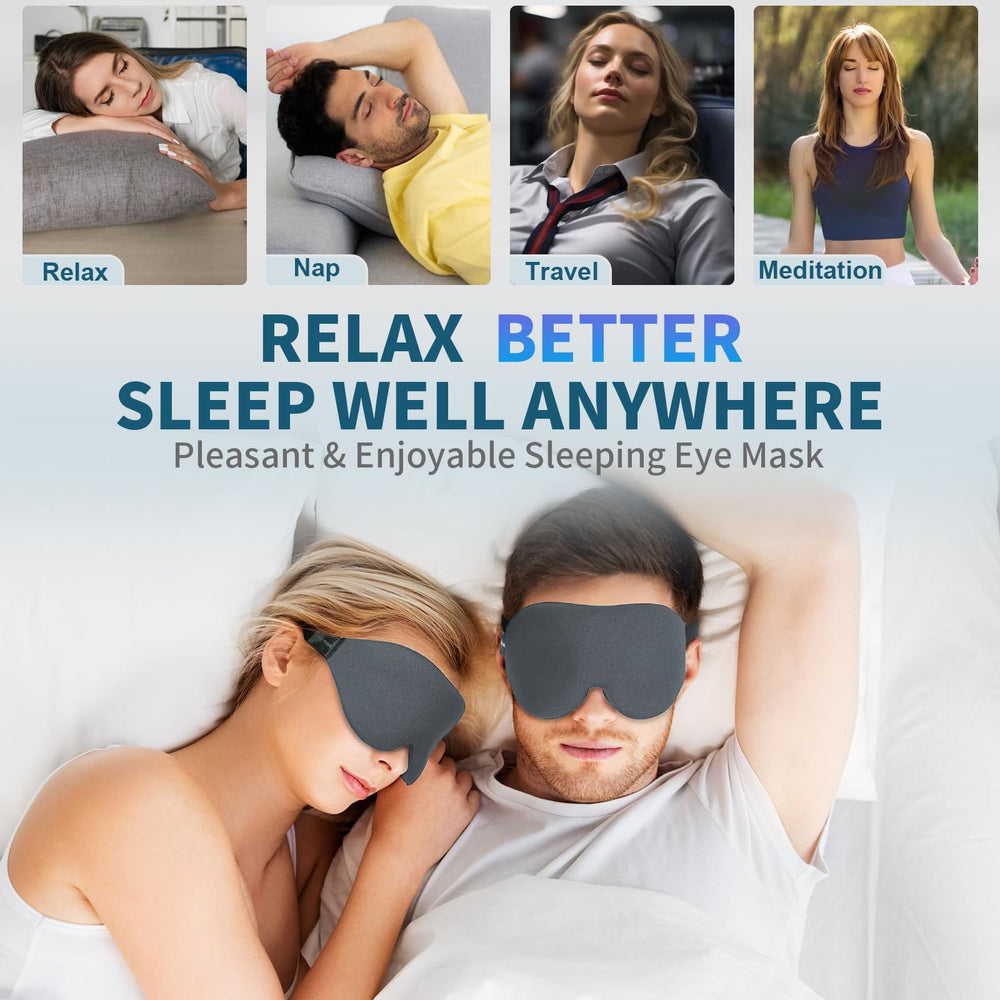 ZGGCD Grey eye cover protects makeup and lashes.