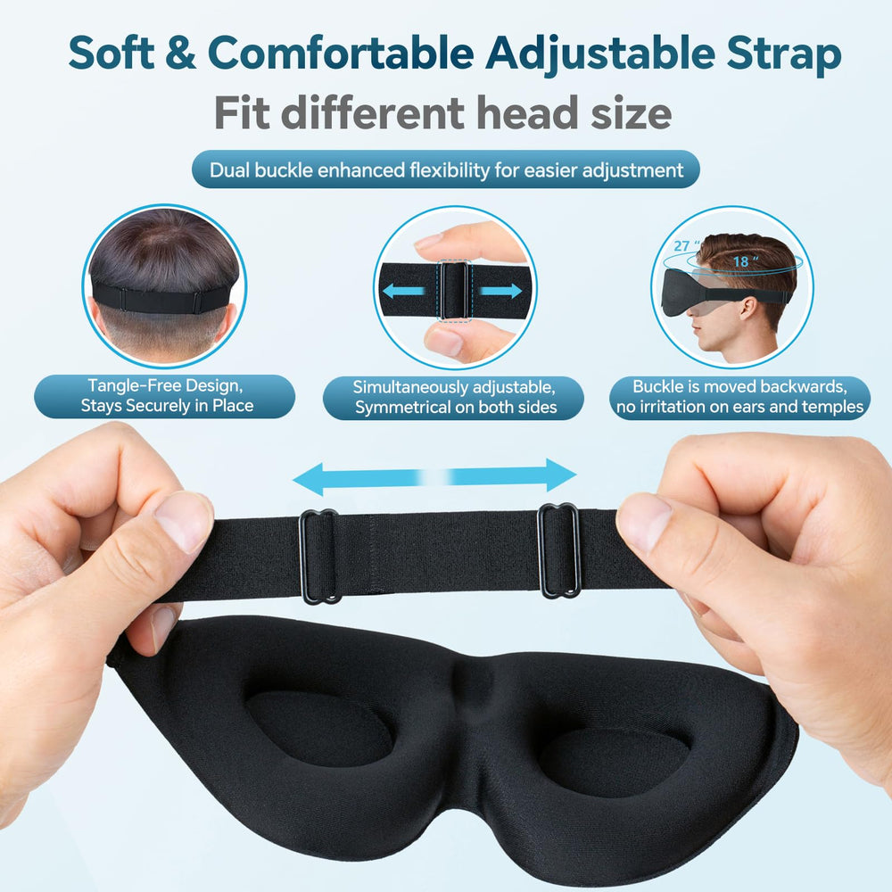 ZGGCD travel-nap eye shade, ideal for flights and quick rests.