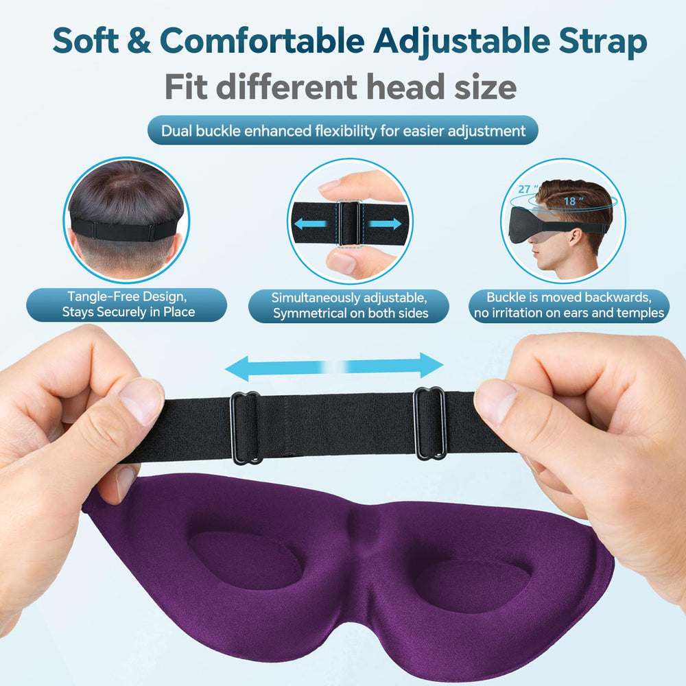 Lightweight, travel-friendly eye mask ideal for flights, shifts, and meditation.