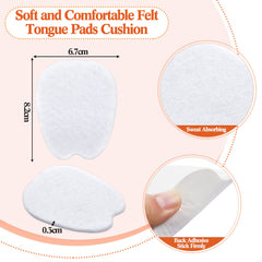 Zhanmai felt tongue pad close-up: soft, breathable cushioning.