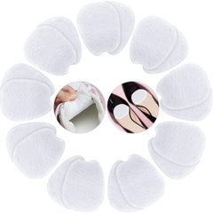 Zhanmai tongue pads 9-pair set in white, cushions for better foot comfort.