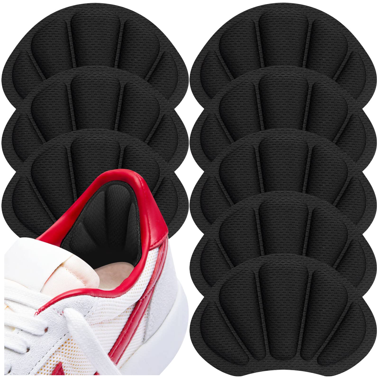 ZHBDMGK heel inserts back of heel for secure fit and comfort.