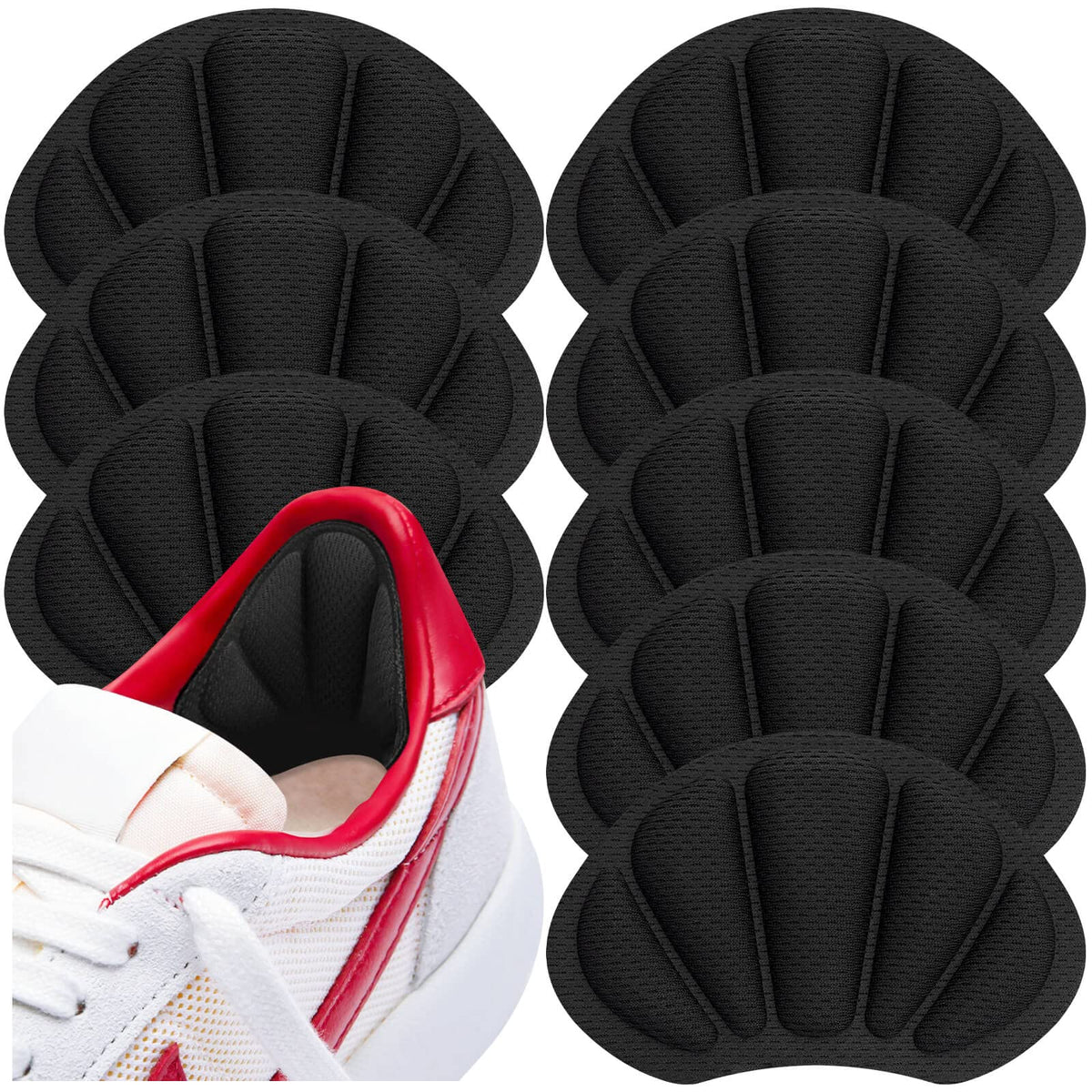 ZHBDMGK heel inserts back of heel for secure fit and comfort.