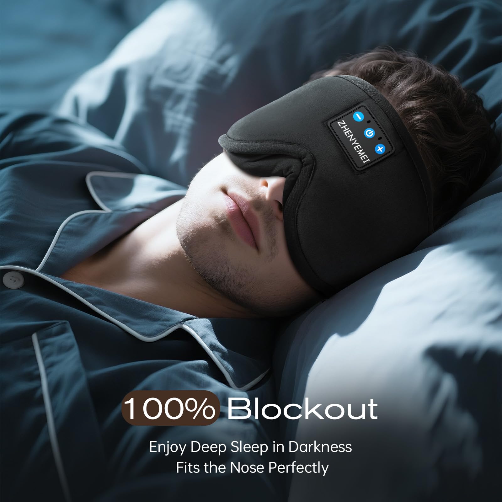 ZHENYEMEI Bluetooth 5.4 headphones provide fast pairing and stable connection