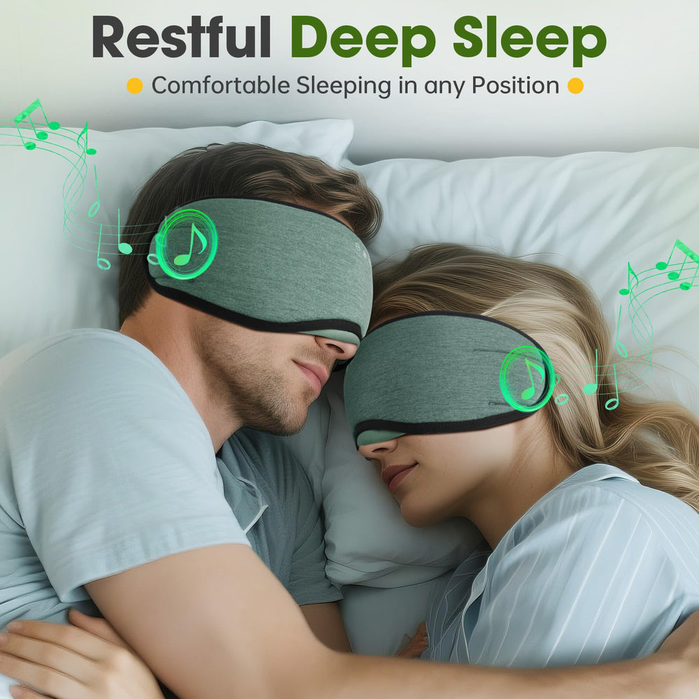 ZHENYEMEI sleep mask with HD speakers delivers clear audio