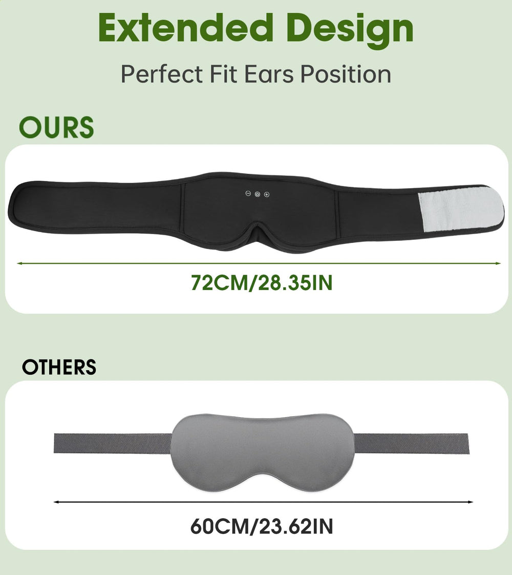 ZHENYEMEI long 70cm band fits many head sizes with comfort